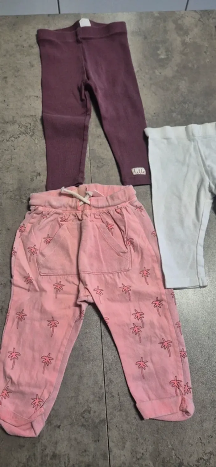 Lot de 5 pantalons pour fille - photo numéro 3
