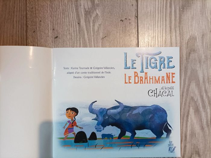 Livre " le tigre, le brahmane et le petit chacal" - photo numéro 2