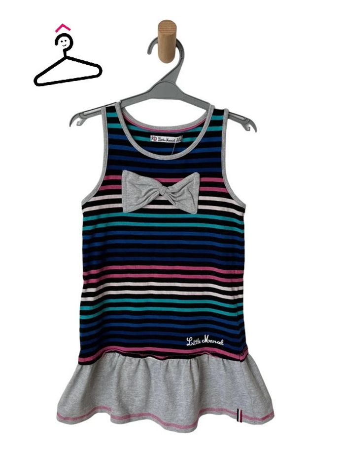 Robe d’été sans manches, à rayures - Little Marcel 8 ans (128cm)