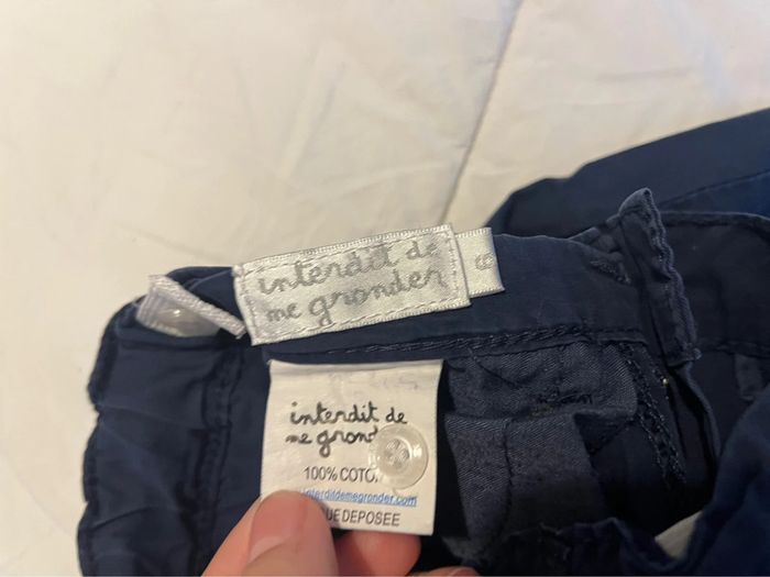 Pantalon garçon interdit de me gronder - photo numéro 3