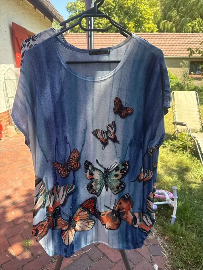 Lot de 3 jolis hauts taille unique - photo numéro 4