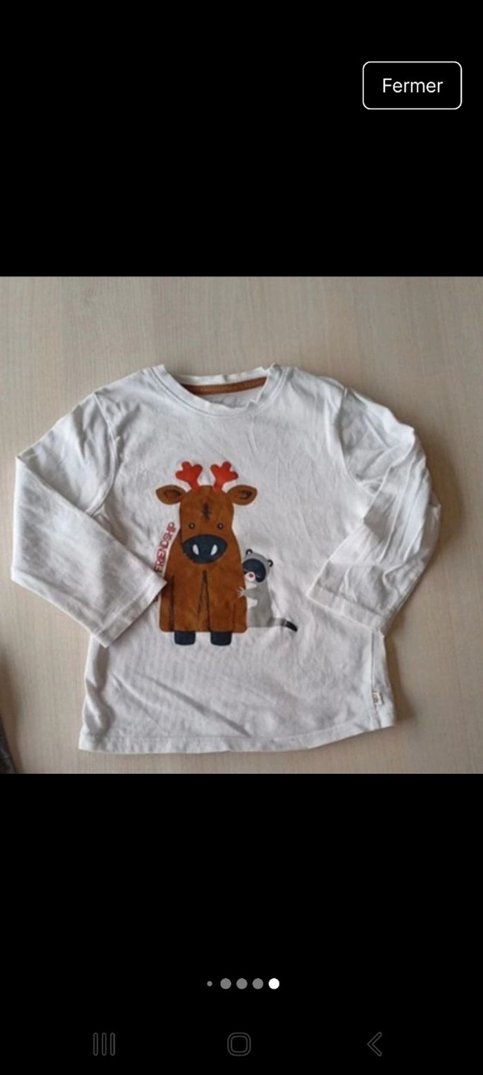 T-shirt manche longue 6 mois - photo numéro 2