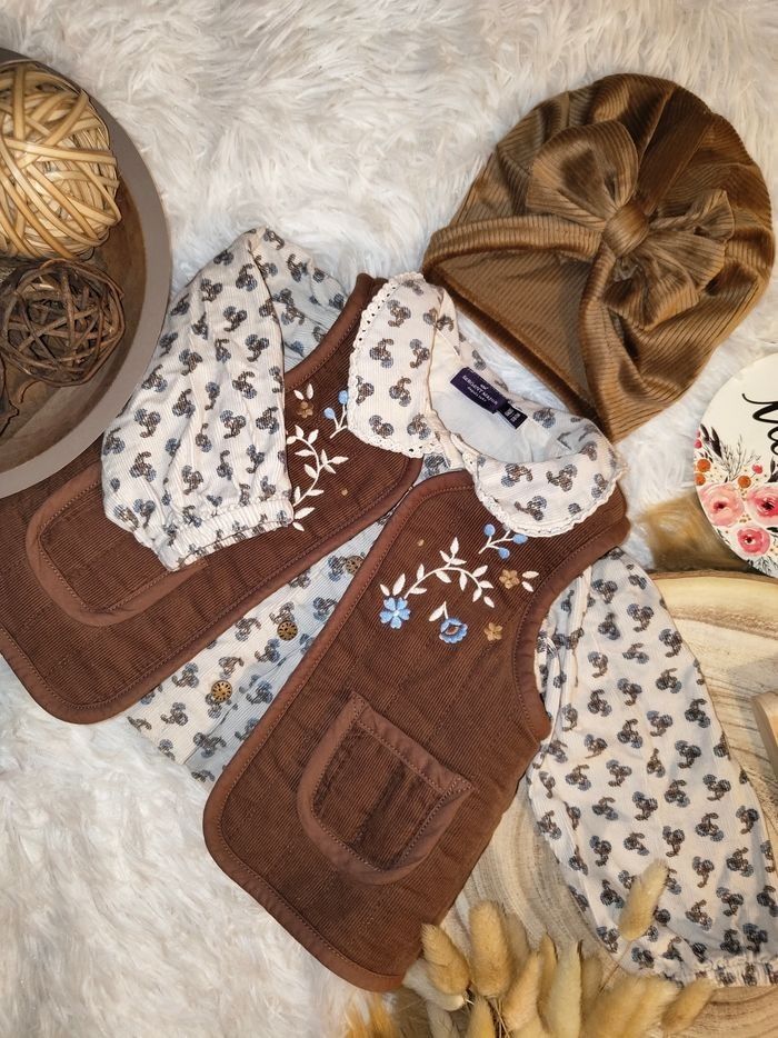 Ensemble complet 4 pièces sergent major fille 6 mois 🎀 - photo numéro 4