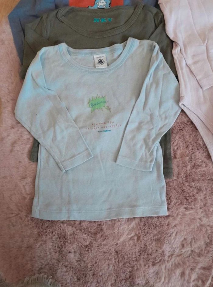 Lot manches longues maillot de corps blouse 2 ans 23 mois - photo numéro 4