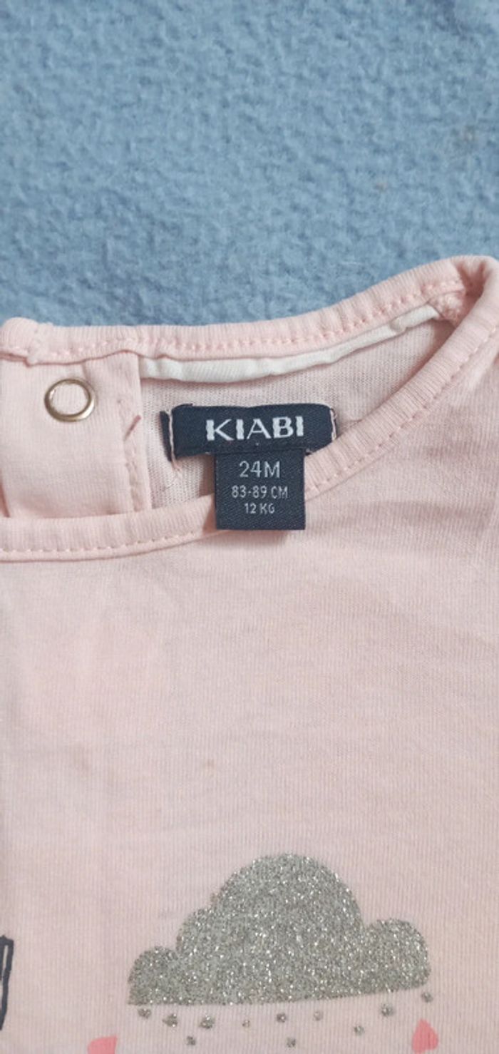 Lot de 2 haut Kiabi taille 24 mois - photo numéro 4