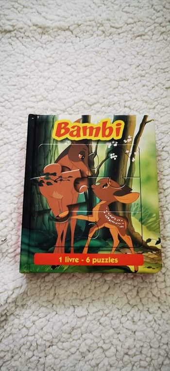 Livre puzzle bambi