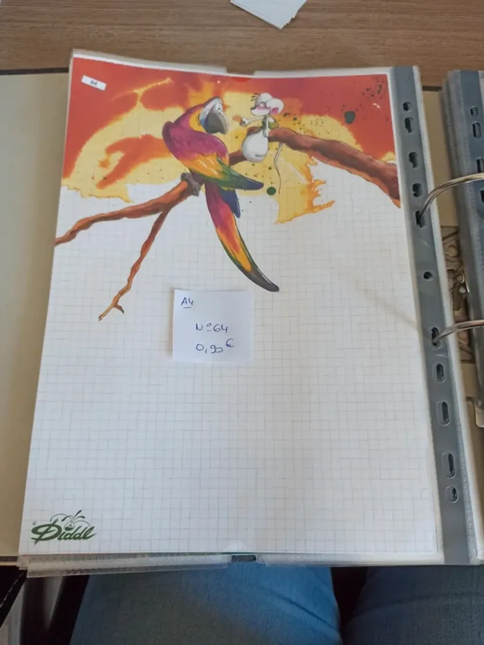 Feuille Diddl A4 64 0,90€