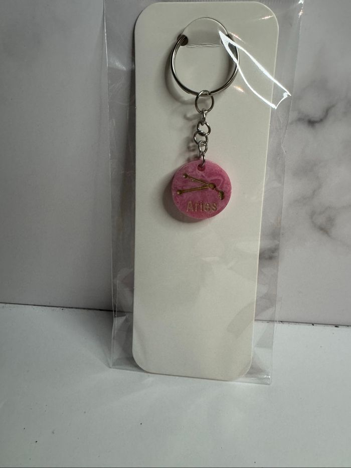 Porte clef signe astro bélier - photo numéro 2
