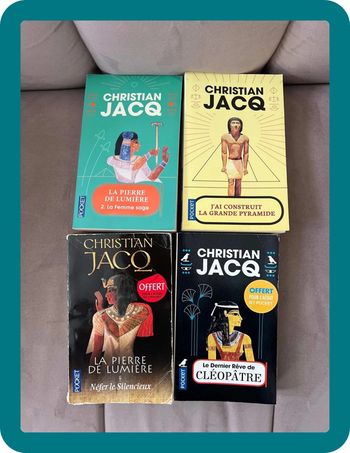 Lot 4 livres Égypte - Christian Jacq