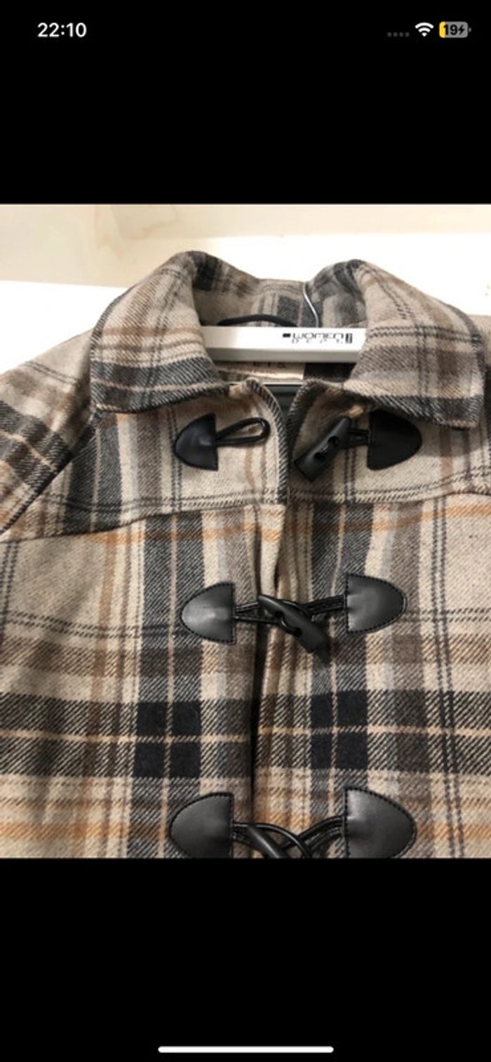 Manteau de laine / duffle-coat. Taille L - photo numéro 4