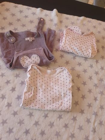 Ensemble robe + haut + body