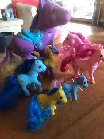 Lot de 7 petits poney