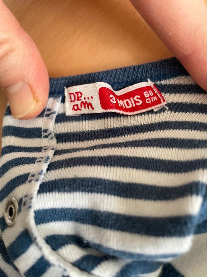Body sans manches DPAM 3 mois - photo numéro 4