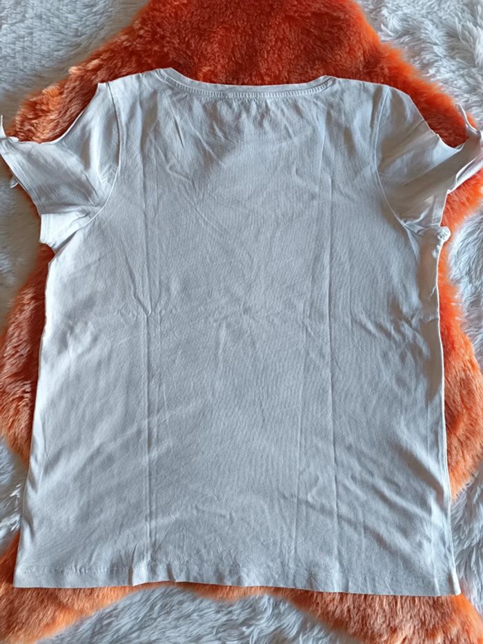 Tshirt manches courtes évasées plumes 🪶 T. XL _ Clockhouse - photo numéro 7