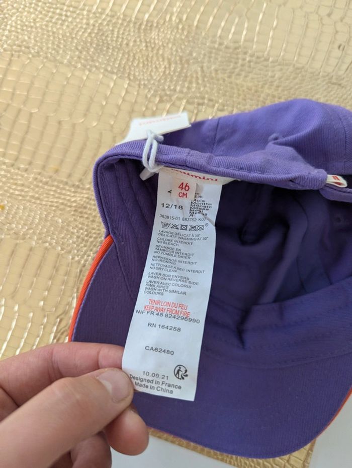 Casquette Catimini - Taille 12/18 mois - 46 cm - Valeur 22€ - photo numéro 4