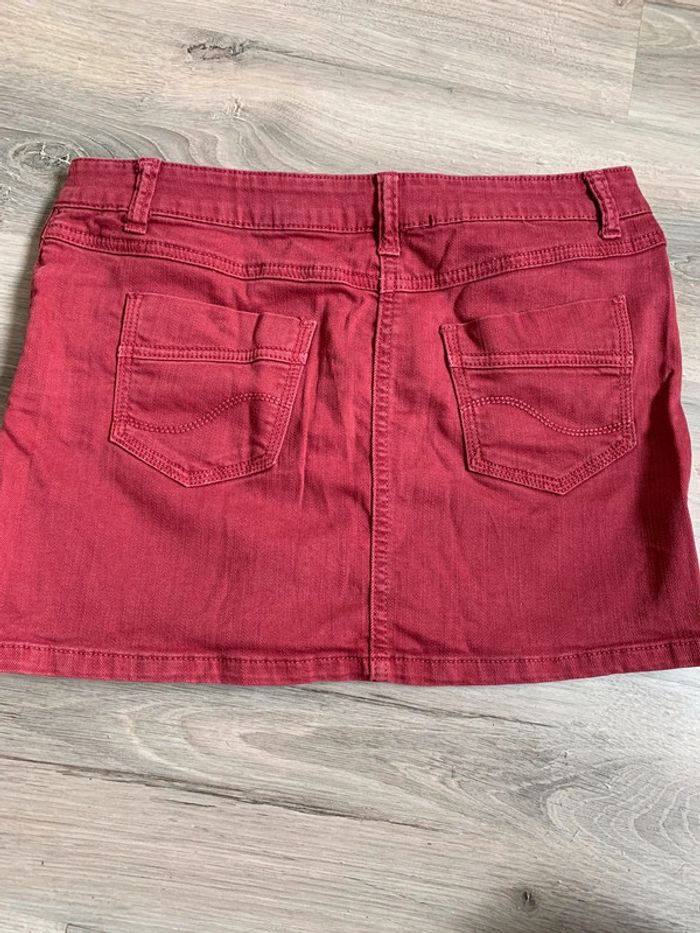 Jupe bordeaux clair - photo numéro 2