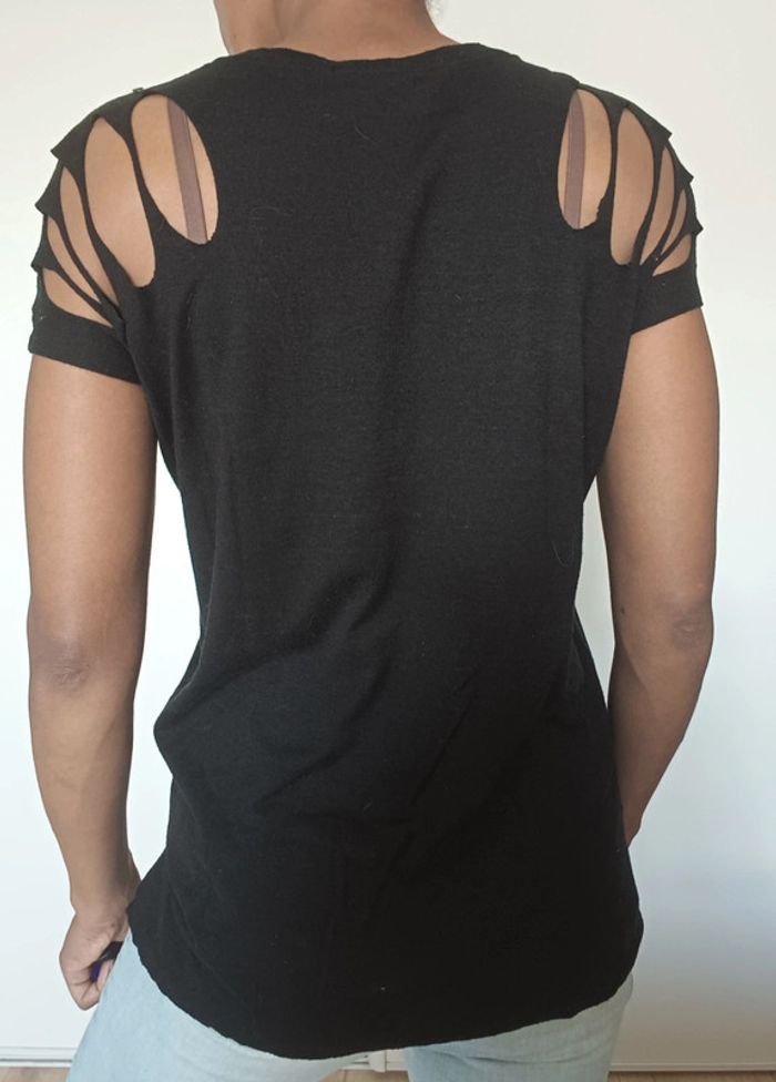 T-shirt tête de mort T.SX - photo numéro 3