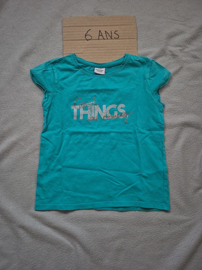 T-shirt fille 6 ans tape a l’oeil