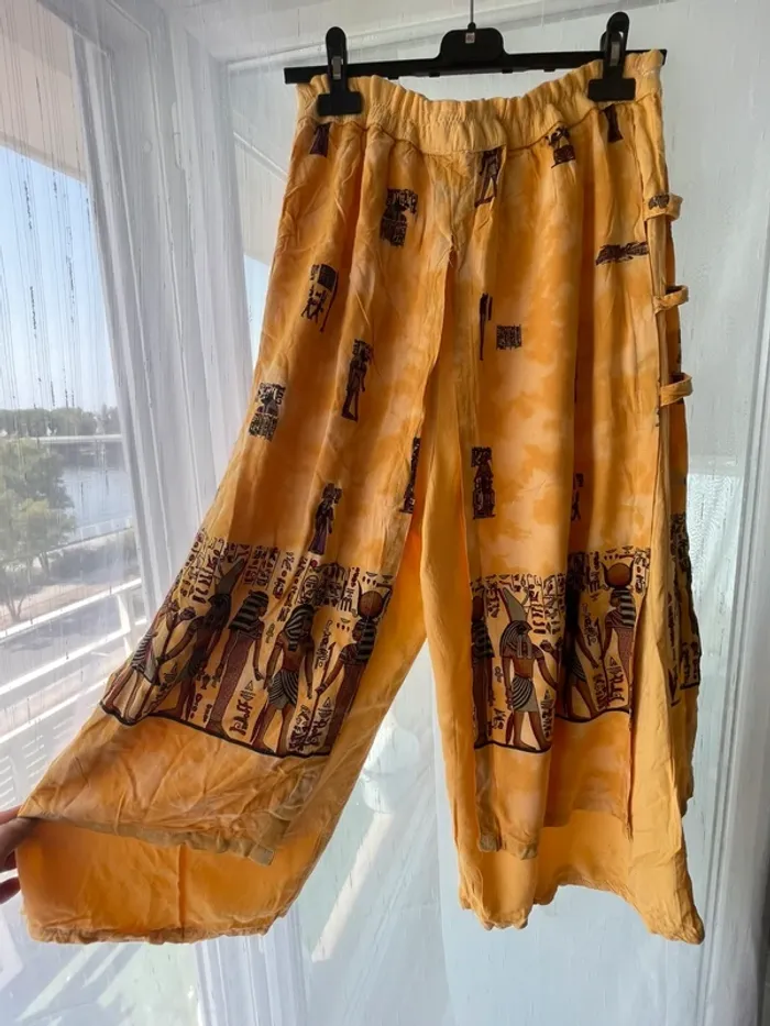 Pantalon à jambes larges