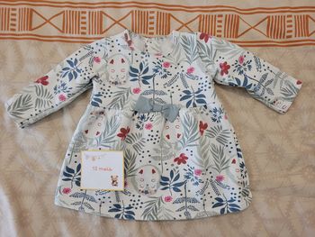 Robe manches longues 12 mois