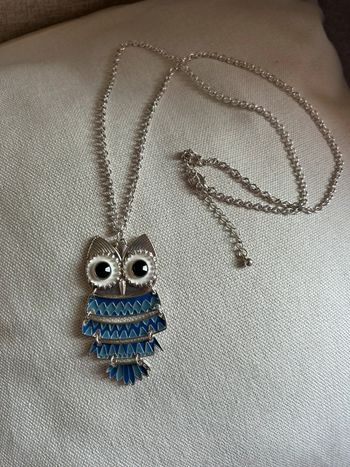 Collier fantaisie hiboux