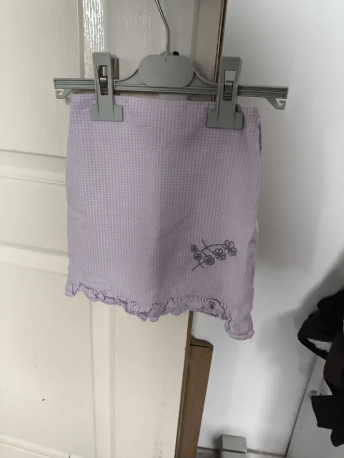 Jupe à carreau 2 ans
