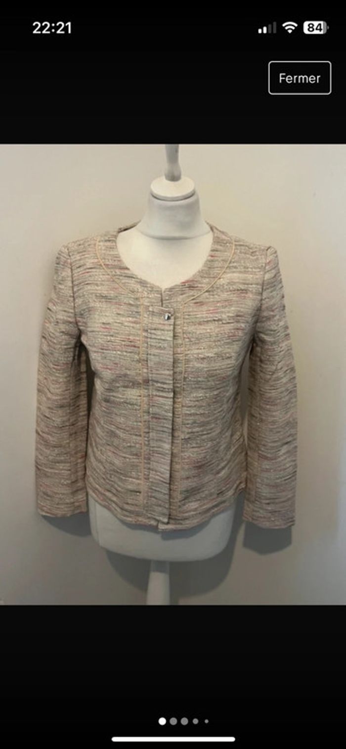 Veste tweed Pablo Gérard Darel M comme neuve