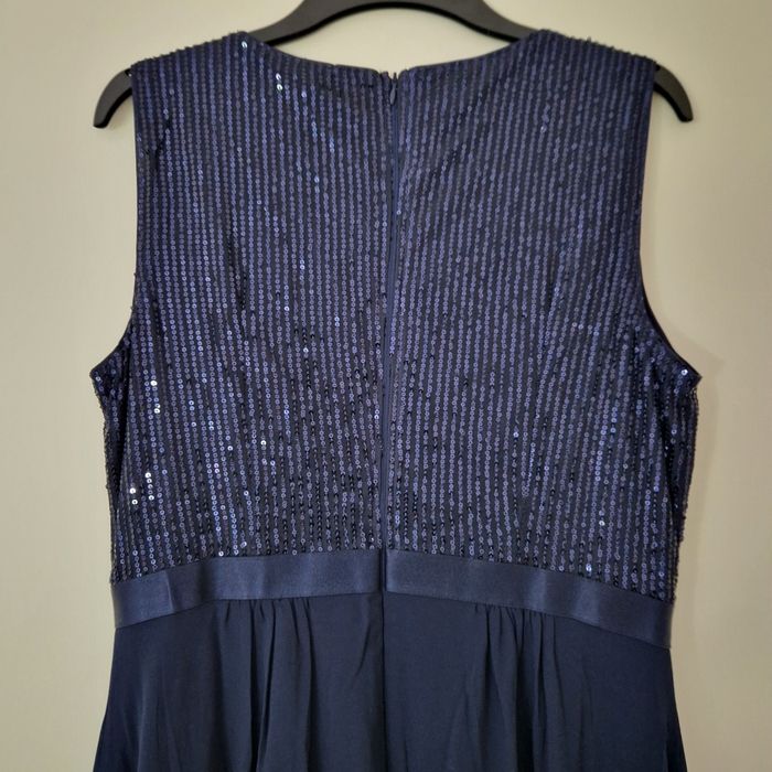 Robe cérémonie/ Demoiselle d'honneur bleu marine, Taille XL, Neuve - photo numéro 4