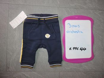 pantalon orchestra taille 3 mois