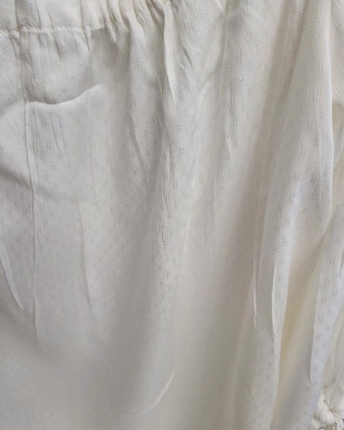 Blouse blanche taille 40 H&M épaule dénudée - photo numéro 6