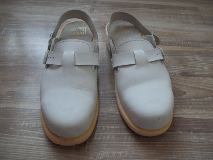 Sabot de sécurité en cuir blanc 41 - photo numéro 7