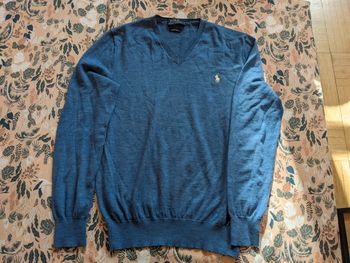 Pull Ralph Lauren Polo col en V Mérinos