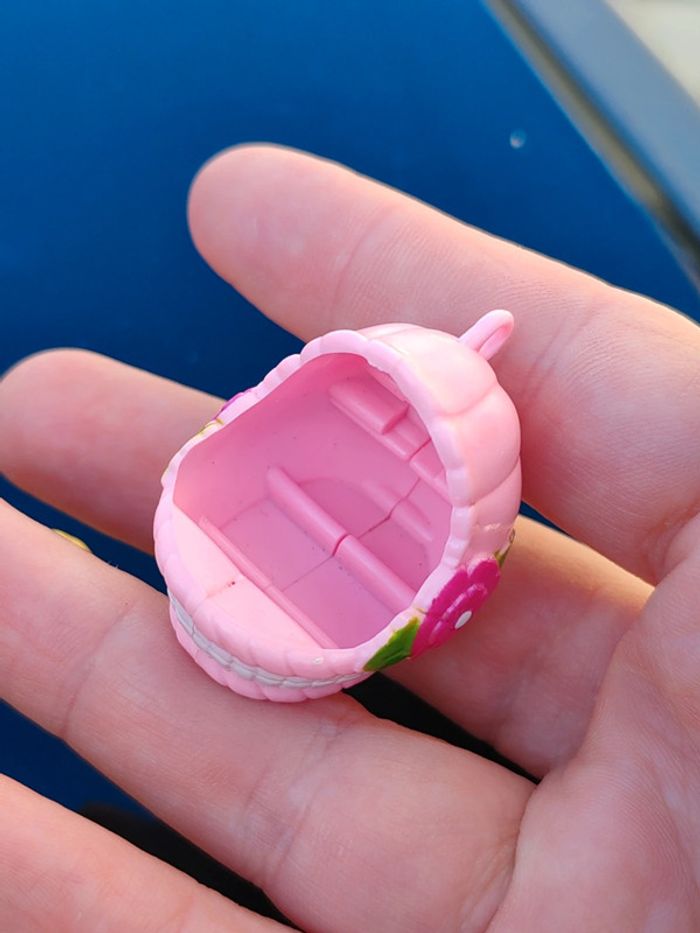 Charmkins bébé dans son couffin - hasbro vintage - photo numéro 7