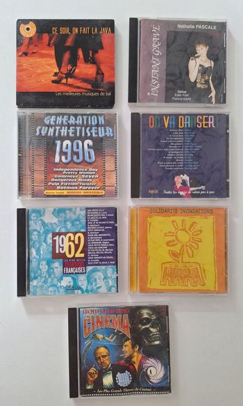 Lot de 7 CD