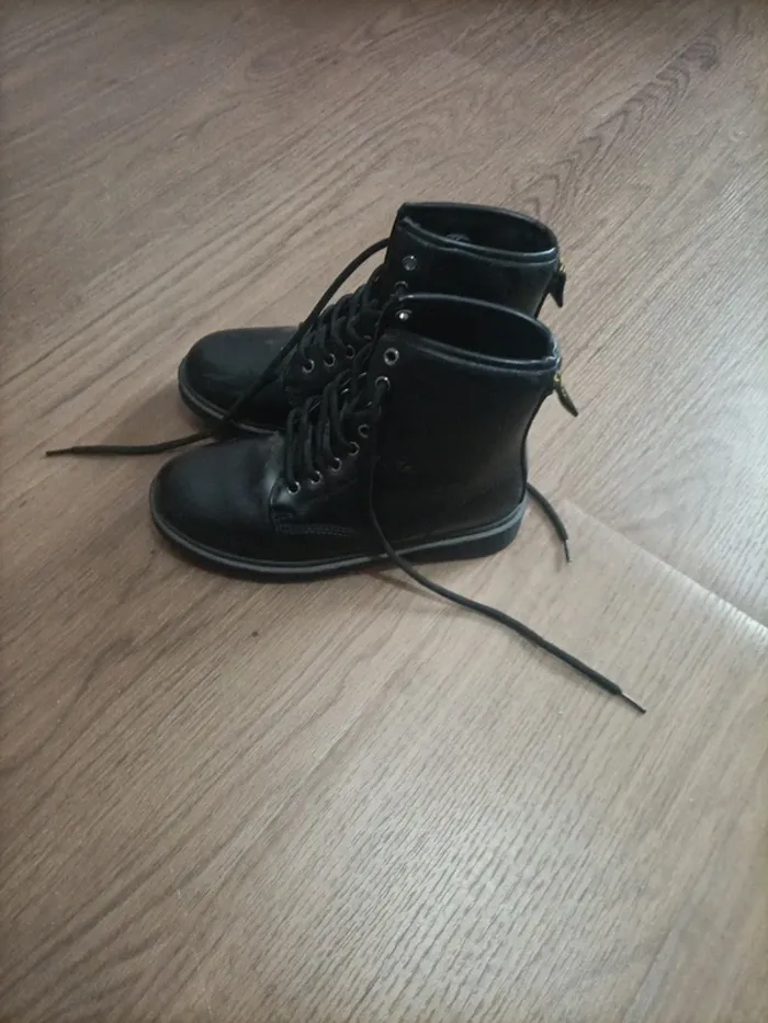 Jolies bottines à lacets fille 36 - photo numéro 3