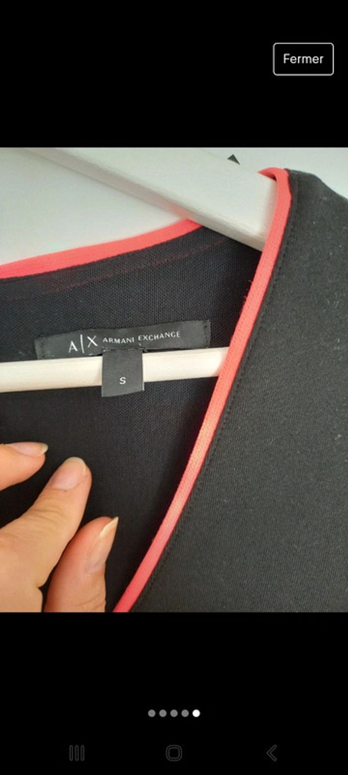 Robe noire liseret fushi Armani - photo numéro 5