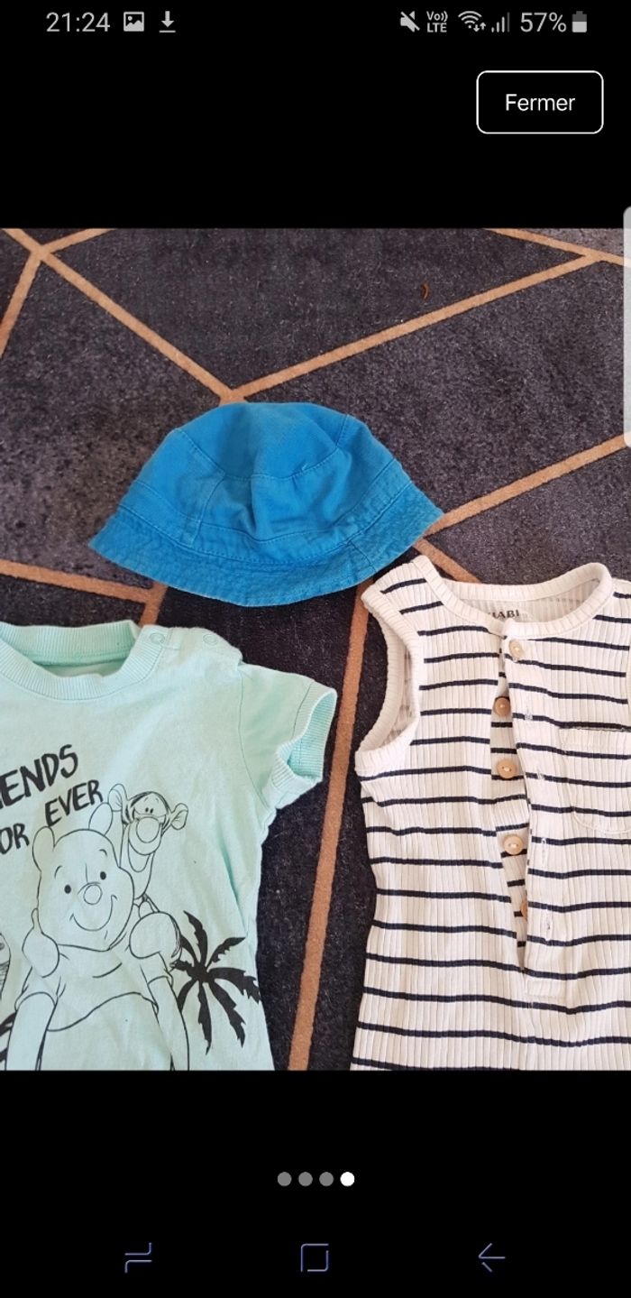 2 combinaison d ete 1 chapeau - photo numéro 4