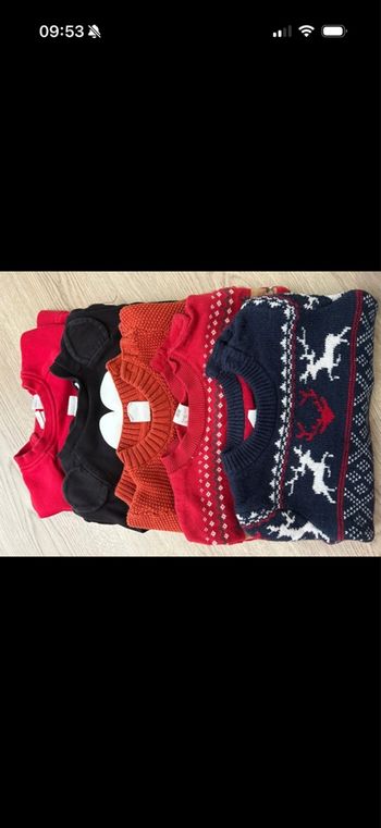 Lot de pull