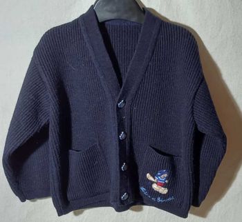 Gilet bleu Tartine et Chocolat