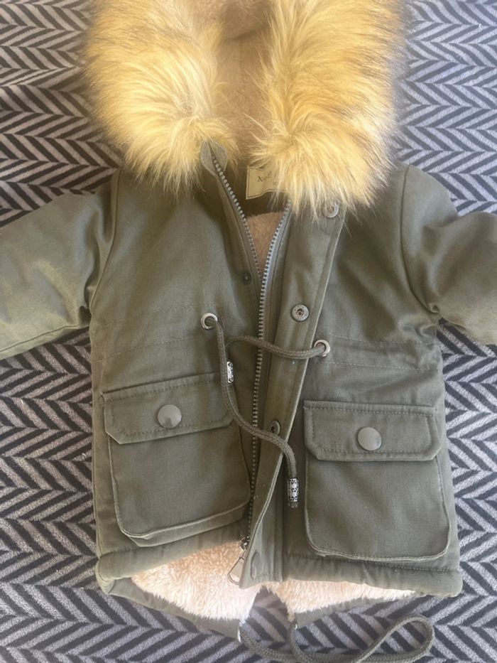 Manteau garçon très chaud fourrée 2 ans - photo numéro 4