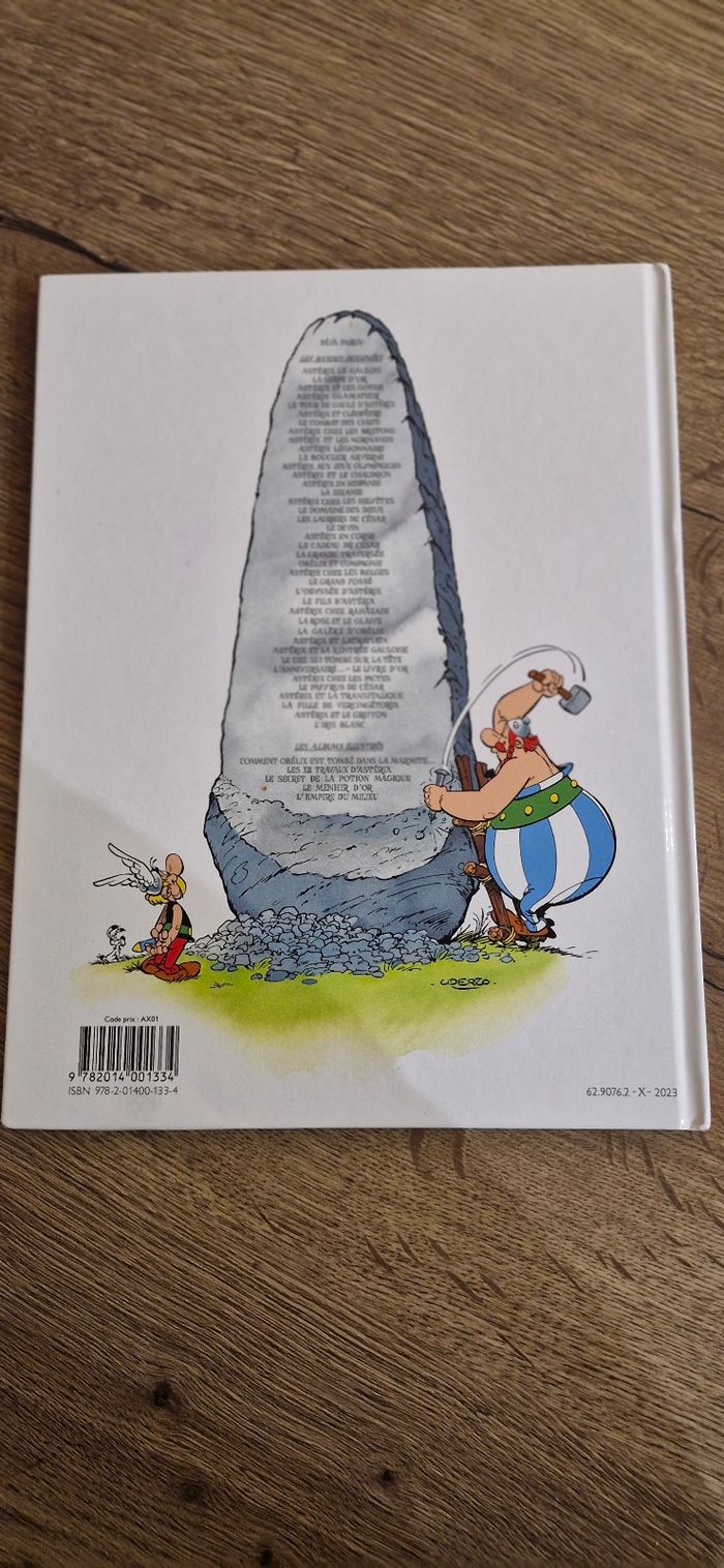 Livre BD Asterix L'iris blanc n°40 - photo numéro 2