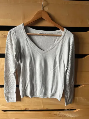 Pull blanc cassé