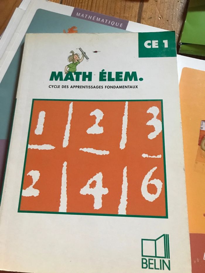 Math élem. CE1 Belin