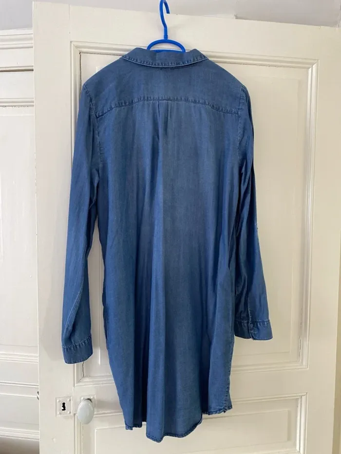 Robe chemise / chemise longue vero moda - photo numéro 5