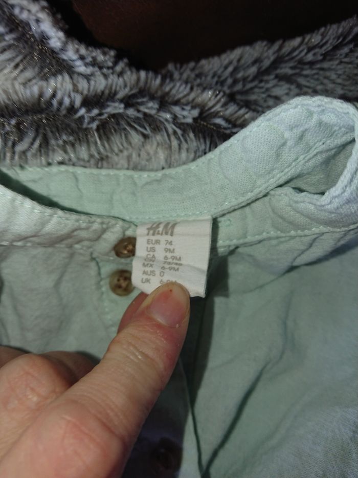 Ensemble garçon short et chemise col Mao - photo numéro 2