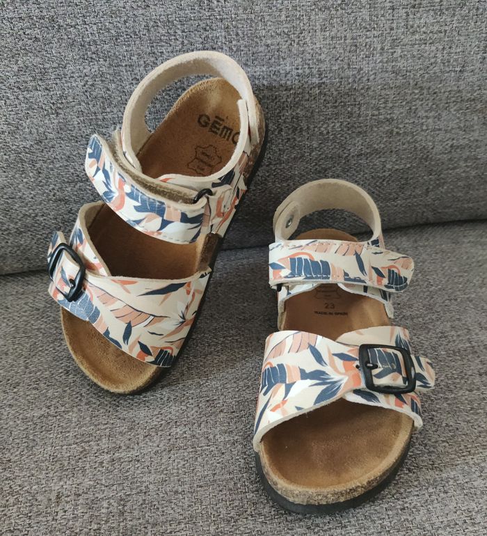 Chaussures sandales garçon cuir Gémo Taille 23