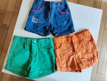 3 shorts fille 3 ans