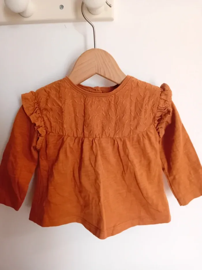 Lot de 6 vêtements fille pantalons souples et jolies blouses fille - photo numéro 2