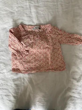 Blouse fleurie 12 mois Il était une luciole