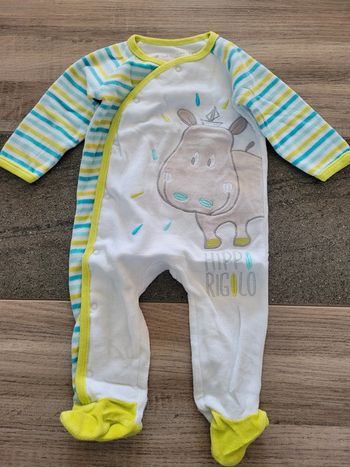 Pyjama ouverture devant - gemo 6 mois